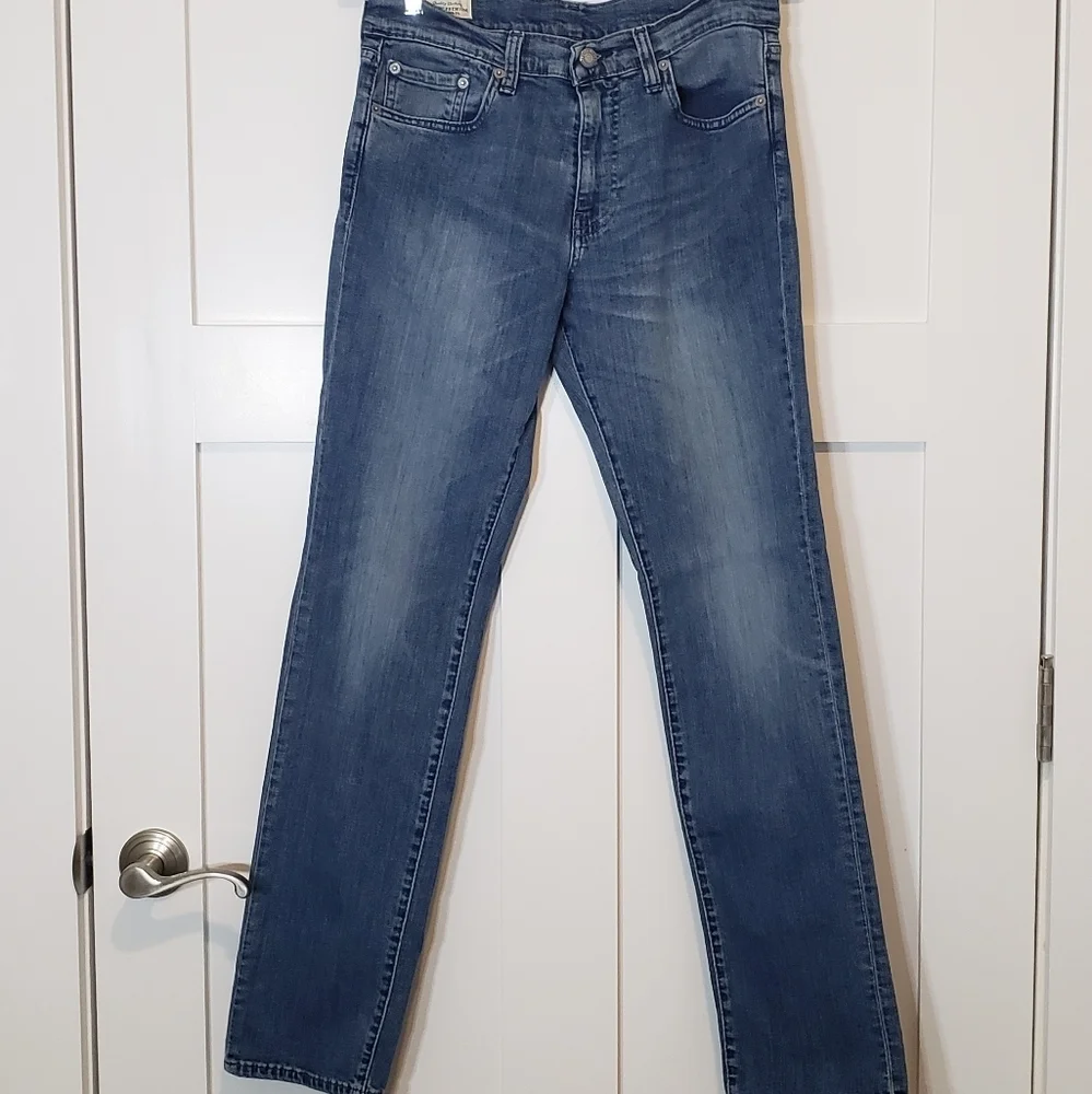 Levi's 511 Big E Slim Fit Mid Rise Stretch 32 x 31.5 REAL SIZE Vintage